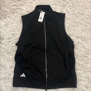 Adidas Black Sleeveless Jacket tour vest